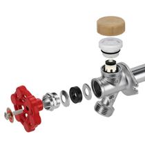 Kit de Reparo para Torneira Externa Solimeta com Alavanca Metálica e Quebra-Vácuo Kit de Reparo para Torneira Externa Solimeta com Alavanca Metálica e Quebra-Vácuo