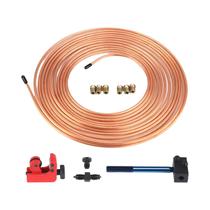 Kit De Reparo Para Tubo De Freio De 25 Pés (7,62m) Com Diâmetro Externo De 3/16 Polegadas, Com 16