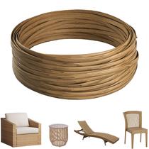 Kit de reparo para vime Laphivieh 40 m em rattan sintético cor madeira clara Kit de reparo para vime Laphivieh 40 m em rattan sintético cor madeira clara