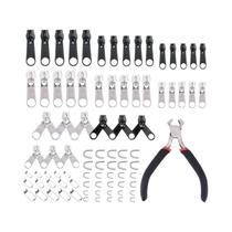 Kit De Reparo Universal Para Zíperes Com 85 Peças: Conjunto De Substituição Fácil Para Cursores E
