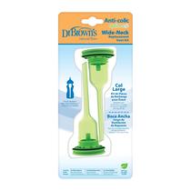 Kit de reposição do respiro Dr. Brown's Anti-Colic 270 ml, pacote com 2