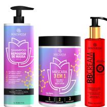 Kit De Reposição Massa 3 X 1 1Kg Dolce Rosa Profissional