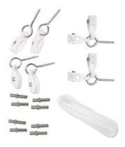 Kit De Reposição Varal De Teto Com Corda De 14mt E Roldana Kit De Reposição Varal De Teto Com Corda De 14mt E Roldana