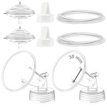 Kit de repuestos para extractor de leche Maymom con flange de 30 mm, válvula y tubo