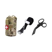 Kit De Resgate Médico Tático, Torniquete, Bolsa De Primeiros Socorros, Equipamento De Sobrevivência