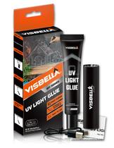 Kit de resina de cola UV Light Visbella com lâmpada para artesanato de reparo