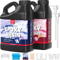 Kit de resina epóxi Jarezina Crystal Clear 1,9 L Art Casting DIY
