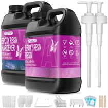 Kit de resina epóxi Puduo 4.2L Resina artística cristalina sem bolhas Kit de resina epóxi Puduo 4.2L Resina artística cristalina sem bolhas