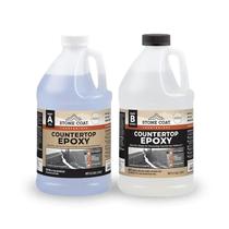 Kit de resina epóxi Stone Coat Countertops Clear 3,78 L resistente a UV Kit de resina epóxi Stone Coat Countertops Clear 3,78 L resistente a UV