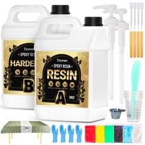 Kit de Resina Epóxi Teexpert 2:1 (2,25L) - Cristalino com Pigmento