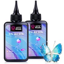 Kit de Resina UV LET'S RESIN 200g Transparente de Baja Viscosidade