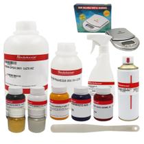 Kit de Resinas, pigmentos e ferramentas curso Resina LAB (Opção 2)