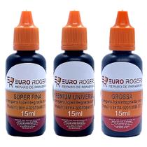 Kit de Resinas UV Super Fina Premium Universal Grossa 15ml - 3 Unidades Kit de Resinas UV Super Fina Premium Universal Grossa 15ml - 3 Unidades