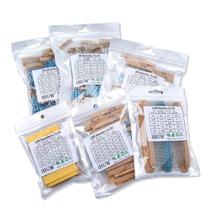Kit De Resistor De Filme Metálico Variado 300PCS 1% Tolerância Faixa De 0.1R-820K 30 Tipos 1/4W-3W