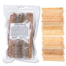 Kit De Resistores De Filme De Carbono 1500PCS 75 Valores 1/4W De 1 Ohm a 10M Ohm Pacote De