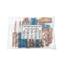 Kit De Resistores De Filme Metálico 1% 300PCS 10R-1M Ohm 1/4W 1/2W 1W Conjunto De Resistência 30 Kit De Resistores De Filme Metálico 1% 300PCS 10R-1M Ohm 1/4W 1/2W 1W Conjunto De Resistência 30