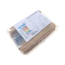 Kit De Resistores De Filme Metálico 1% 300pcs 600pcs 10Ohm a 1M Ohm 1/4W 30 Valores