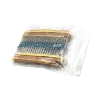 Kit De Resistores De Filme Metálico 1/4W 30 Valores 10R-1M 300/600pcs 0.25W 1% Conjunto De Kit De Resistores De Filme Metálico 1/4W 30 Valores 10R-1M 300/600pcs 0.25W 1% Conjunto De