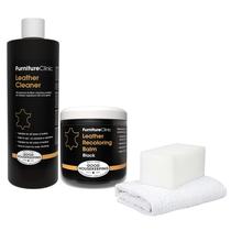 Kit de restauração de couro Furniture Clinic Leather Black Kit de restauração de couro Furniture Clinic Leather Black