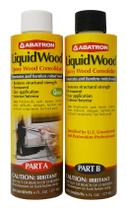 Kit de restauração de madeira Abatron LiquidWood 355ml de resina epóxi