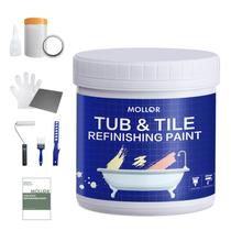 Kit de retoque Mollor Tub and Tile 1L à base de água branca