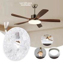 Kit De Retrofit Para Ventilador De Teto LED De 5,3 Polegadas Com Brilho Ajustável 95-265V