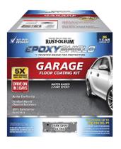 Kit de revestimento de piso de garagem Rust-Oleum EPOXYSHIELD cinza escuro Kit de revestimento de piso de garagem Rust-Oleum EPOXYSHIELD cinza escuro