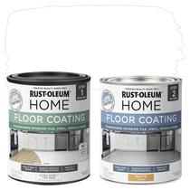 Kit de revestimento de piso Rust-Oleum 367591 Home Interior Matte White