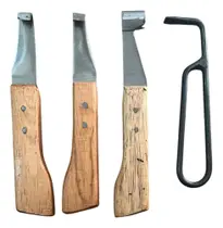 Kit De Rinetes Rineta Kit De Ferramentas Facas De Limpar Casco Kit Casqueamento Com 4 Peças