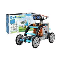 Kit De Robô 13 Em 1 Movido a Energia Solar, Brinquedos Educativos STEM Para Crianças De 8 Anos Ou