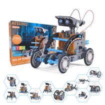 Kit de Robô Solar 12 em 1 AESGOGO - Brinquedo STEM para Crianças de 8 a 12 Anos