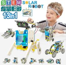 Kit de robô solar educacional 13 em 1 Building Science Exp Kit de robô solar educacional 13 em 1 Building Science Exp