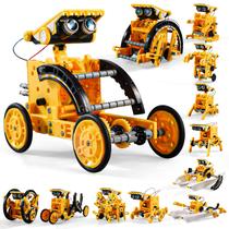 Kit de robô solar STEM Lucky Doug 12 em 1 para crianças de 8 a 13 anos Kit de robô solar STEM Lucky Doug 12 em 1 para crianças de 8 a 13 anos