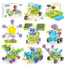 Kit de robô solar STEM RISUNTOY 434 PCS para crianças de 6 anos ou mais