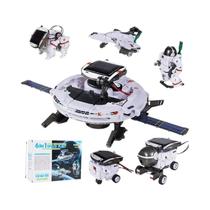 Kit De Robô STEM Movido a Energia Solar 6-em-1 DIY Brinquedos De Construção De Experimentos