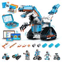Kit de robôs de codificação WhalesBot E7 Pro 12 em 1 STEM APP Kids 8-12