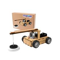 Kit de Robótica Carrinho Vassoura Elétrica em MDF