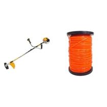 Kit de Roçadeira a Gasolina Semi Profissional e rolo de fio de nylon 279 metros V Vulcan Trent Kit de Roçadeira a Gasolina Semi Profissional e rolo de fio de nylon 279 metros V Vulcan Trent