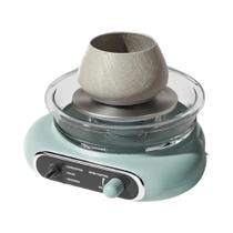 Kit De Roda De Cerâmica Elétrica Mini De 4.7" Com Base Desmontável Para Arte Em Cerâmica DIY E