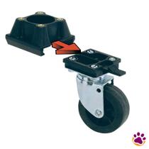 Kit de Rodas Atlas 70 Para Caixas De Transporte - L388 - Ferplast Kit de Rodas Atlas 70 Para Caixas De Transporte - L388 - Ferplast