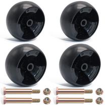 Kit de Rodas CheeMuii para Plataforma de Cortador de Grama 5" - 4 Peças com Parafusos Kit de Rodas CheeMuii para Plataforma de Cortador de Grama 5" - 4 Peças com Parafusos