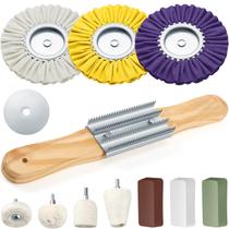 Kit de rodas de polimento Liliful 11 unidades e 8 Airway para rebarbadora
