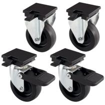 Kit de Rodas Para Caixa de Transporte Atlas 50 e 60 para Pet - L388B - Ferplast Kit de Rodas Para Caixa de Transporte Atlas 50 e 60 para Pet - L388B - Ferplast