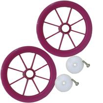 Kit de Rodinha Avulsa Para Suporte Lateral Da Marca Nathor