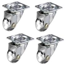 Kit de Rodizio Girátorio Siliconado 35mm C/ 4 peças - Soprano