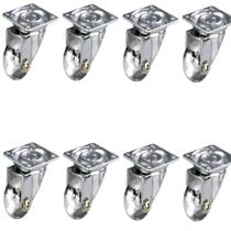 Kit de Rodizio Girátorio Siliconado 35mm C/ 8 peças - Soprano