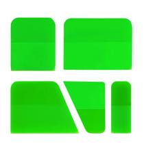 Kit de rodo CNGZSY PPF 5 em 1, antiarranhões, TPU macio, verde Kit de rodo CNGZSY PPF 5 em 1, antiarranhões, TPU macio, verde