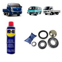 Kit de rolamento da roda dianteira bongo k2500 2004 a 2012 k2700 1998 a 2012 besta 1992 a 1998 com desengripante
