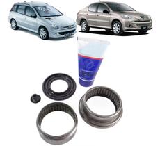 Kit De Rolamento Eixo Traseiro Peugeot 206 207 Sw 50Mm