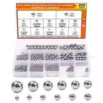 Kit De Rolamentos De Precisão Em Aço Inoxidável 12 Tamanhos 600 Peças 1-8mm Métrico Para Bicicleta Kit De Rolamentos De Precisão Em Aço Inoxidável 12 Tamanhos 600 Peças 1-8mm Métrico Para Bicicleta
